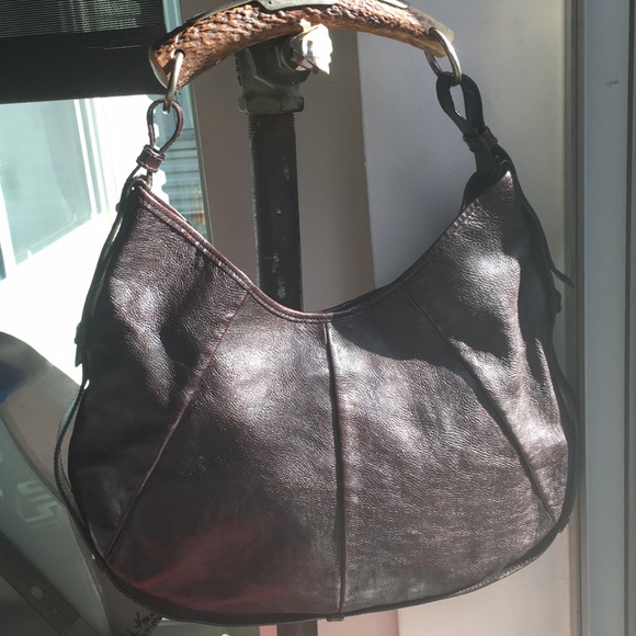 Yves Saint Laurent Handbags - Yves Saint Lauren Mombasa Horn Handle Satchel
